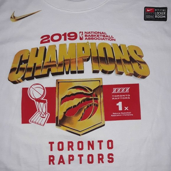 2019 NBA Champions TORONTO RAPTORS Locker Room Tee - Picture 4 of 4